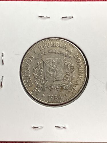 1984~~Dominican Republic 25 Centavos Coin - Fresh Stock Dated February 2026