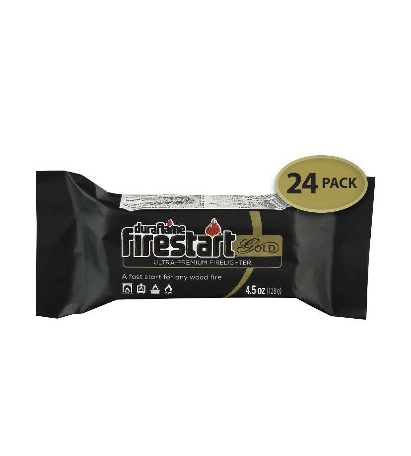 Duraflame Firestart  firelighters Gold Ultra Premium 24-Pk Indoor/outdoor - Fresh Stock Dated December 2025