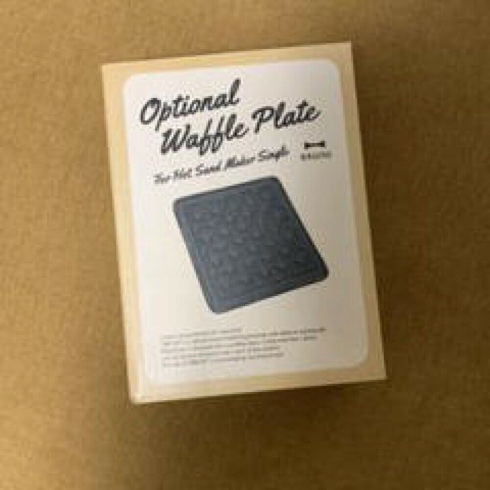 BRUNO Waffle Maker Waffler Iron Plate Single Sandwich 240g BOE043-WAFFLE Japan ! - Fresh Stock Dated February 2026