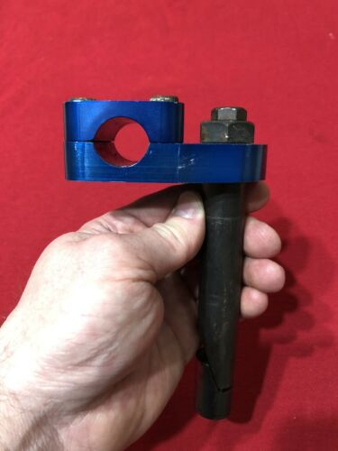 BLUE PRO NECK BULLDOG ORIGINAL STEM GOOSE NECK TUF OLD SCHOOL BMX NATIONAL PRO - Fresh Stock Dated December 2025