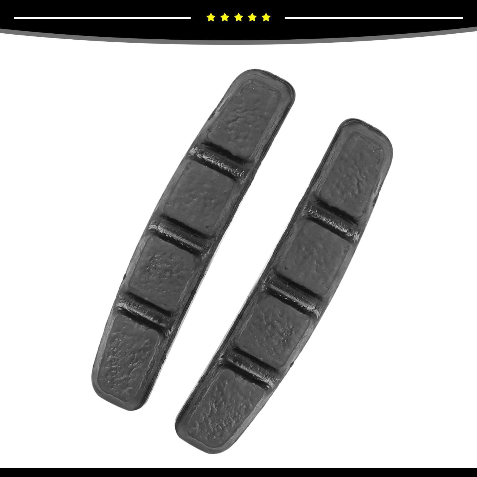 Universal Pair of 4 Bike Brake Pads Bicycle Block Shoes Pad Threadless Post 70mm - Fresh Stock Dated February 2026