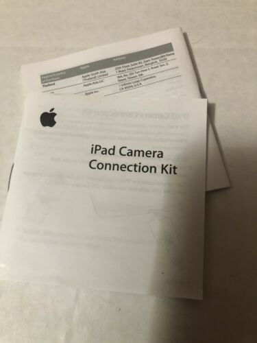 Genuine Apple iPad Camera Connection Kit MC531ZM/A (A1362 & A1358) - Fresh Stock Dated February 2026