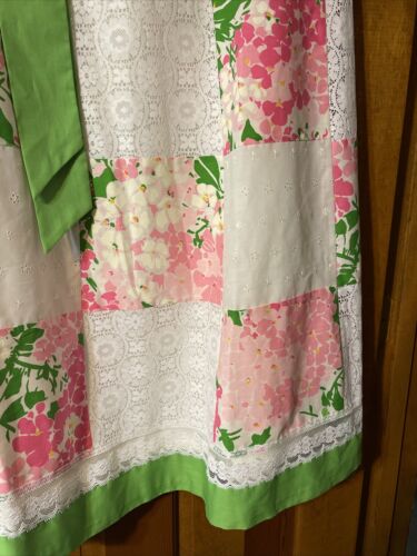 Vintage Tumbleweeds Floral Lace Patchwork Country Prairie Maxi Skirt & Sash Sz L - Fresh Stock Dated February 2026