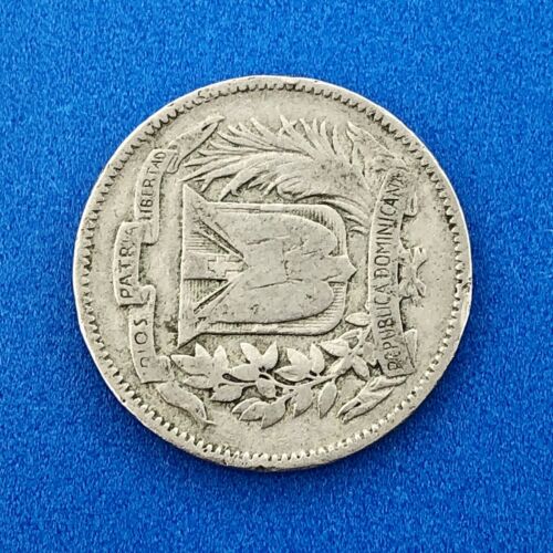 1939 Dominican Republic 5 Centavos 5 Grammos Tough Key Date Low Mintage Coin - Fresh Stock Dated February 2026