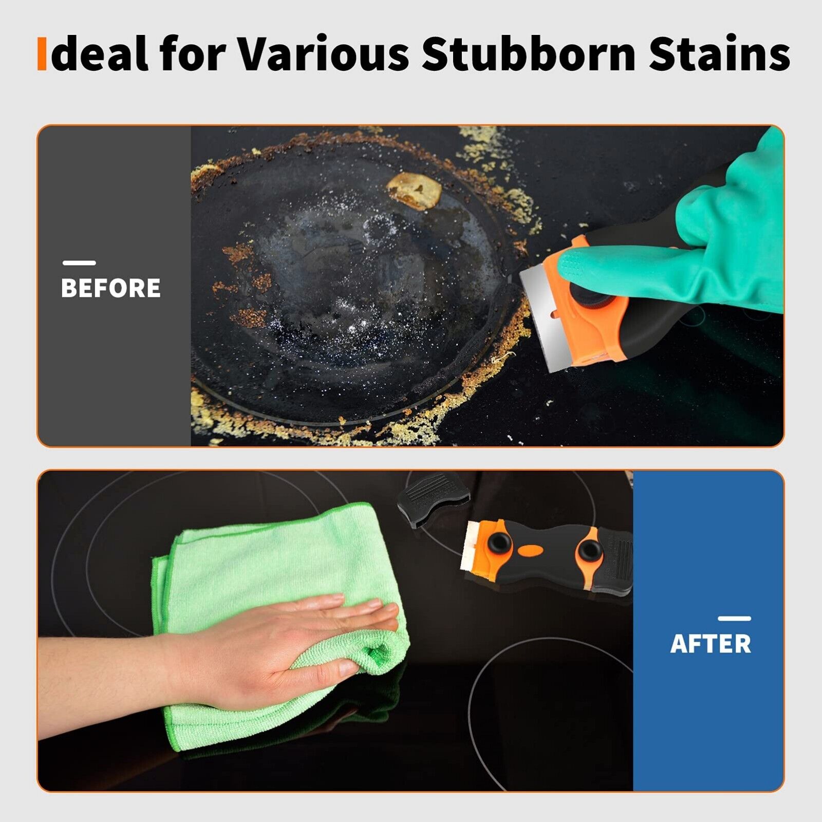 Razor Blade Scraper Tool Set Cleaning Scraper Tool for Scraping Window and Glass - Fresh Stock Dated February 2026