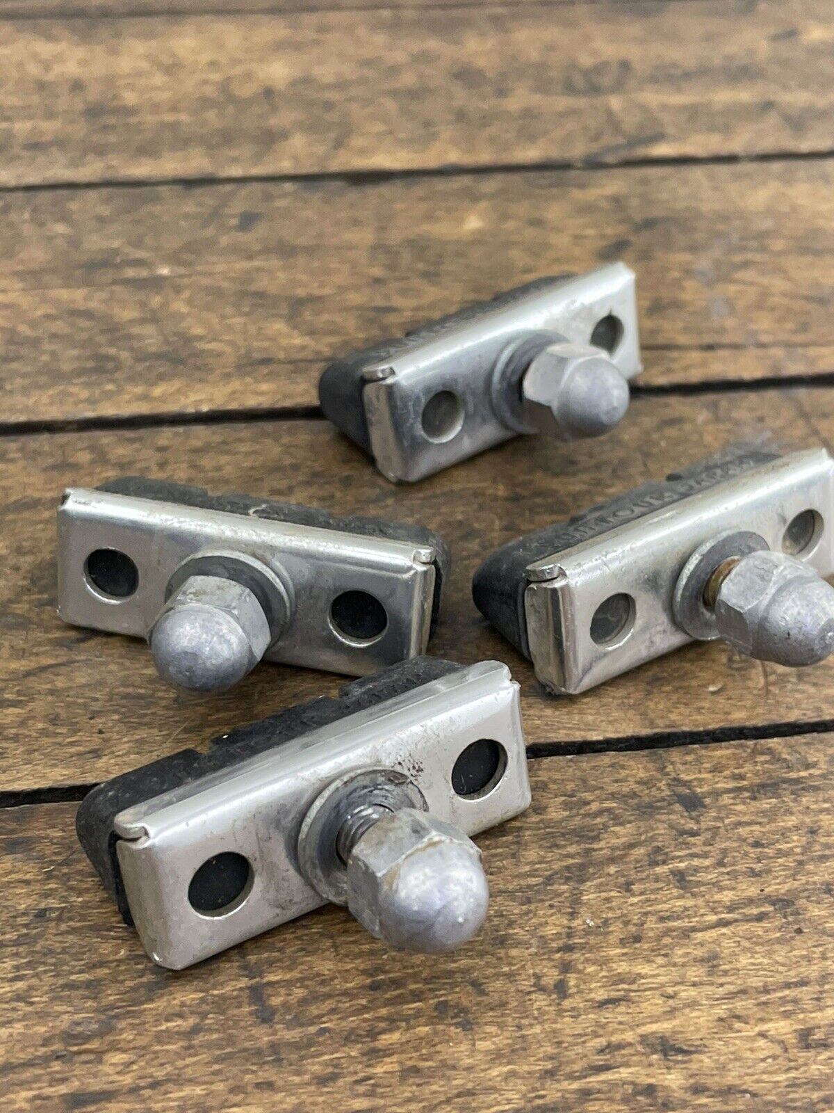 Vintage Suntour Brake Pads Set Shoes Road BMX Superbe Cyclone Black Threaded - Fresh Stock Dated February 2026