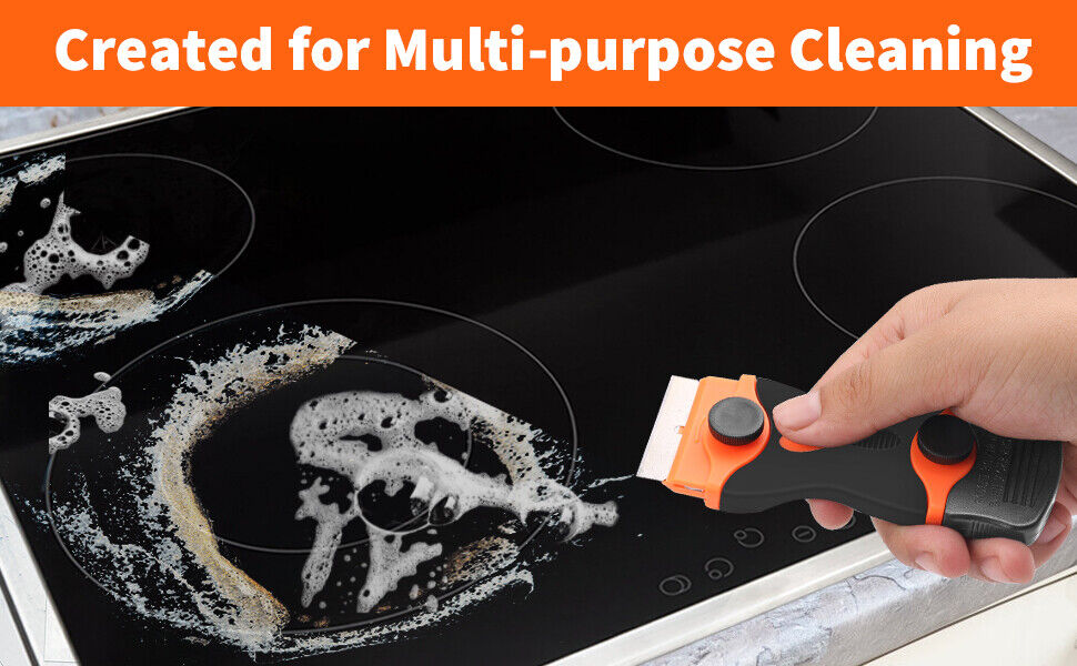 Razor Blade Scraper Tool Set Cleaning Scraper Tool for Scraping Window and Glass - Fresh Stock Dated February 2026