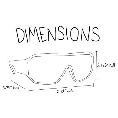 Macho Man American Flag Sunglasses Randy Savage Costume Wrestler Stars Stripes - Fresh Stock Dated December 2025