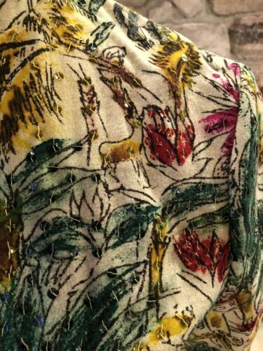 Sweet 1940s Mexican Hand Painted & Sequined Bolero Size S - Fresh Stock Dated December 2025