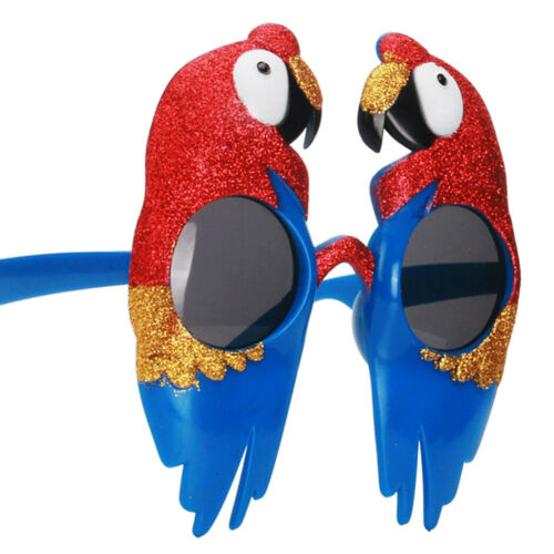 Novelty Fun Bird Parrot Sunglasses Halloween Christmas Costume Macaw Glasses - Fresh Stock Dated February 2026