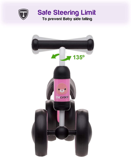 TheCroco Baby Balance Bike for 1 Year Old Boys and Girls, Toddler Bike - Fresh Stock Dated February 2026