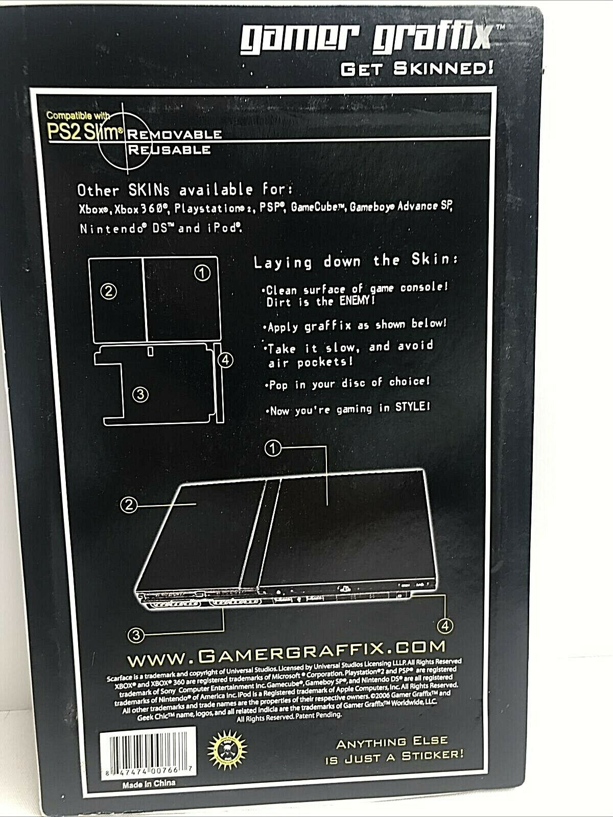 Gamer Graffix For PS2 Slim Console 