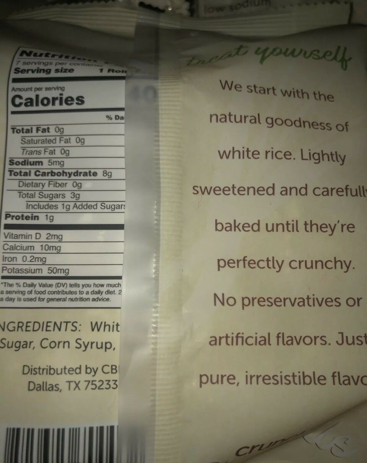 LOT OF 6 Packs!!!! Harvest And Lea Crunchy Rice Rolls New Wow!! - Fresh Stock Dated December 2025