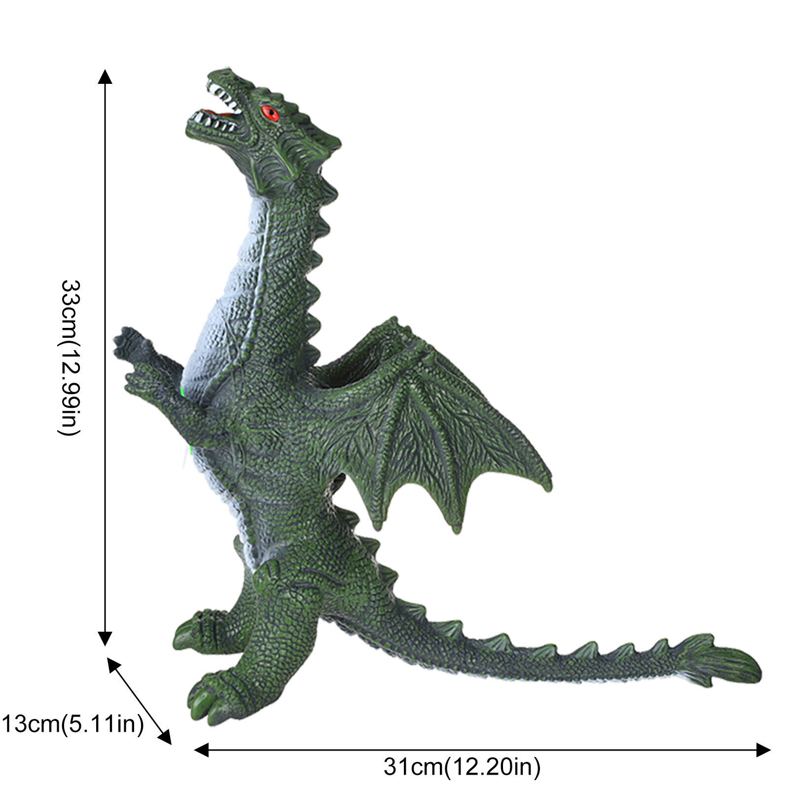 Dinosaur Toy Large Soft Cotton Filled Plastic Simulation Sound Dinosaur Model - Fresh Stock Dated February 2026