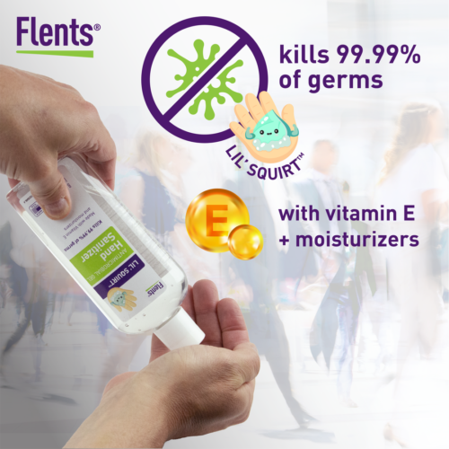 Flents® Lil' Squirt™ Hand Sanitizer Gel - 2.7oz (case of 24) - Fresh Stock Dated February 2026