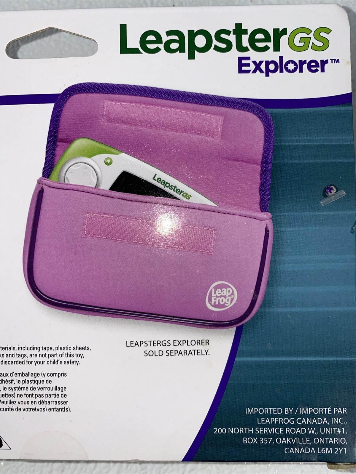 Leap Frog Leapster GS Explorer Neoprene Sleeve Pink 7.75 in X 4.50 in - Fresh Stock Dated February 2026