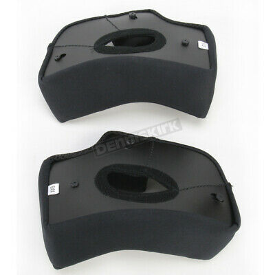 Black Cheek Pads for AGV Helmets - KIT03621 - XXL - Fresh Stock Dated February 2026