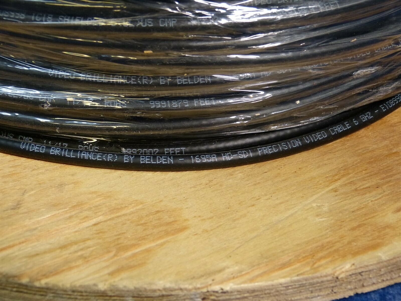 Belden 1695A RG6 Plenum SDI/HDTV Coaxial Cable 75Ohm 6ghz 1000' Spool - Fresh Stock Dated December 2025