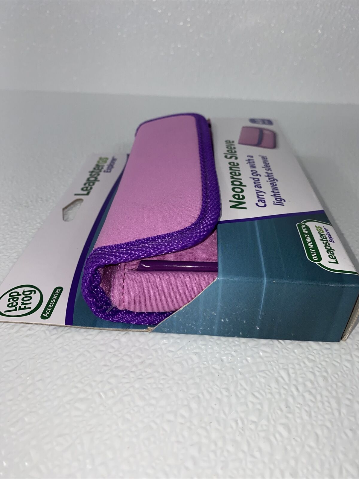 Leap Frog Leapster GS Explorer Neoprene Sleeve Pink 7.75 in X 4.50 in - Fresh Stock Dated February 2026