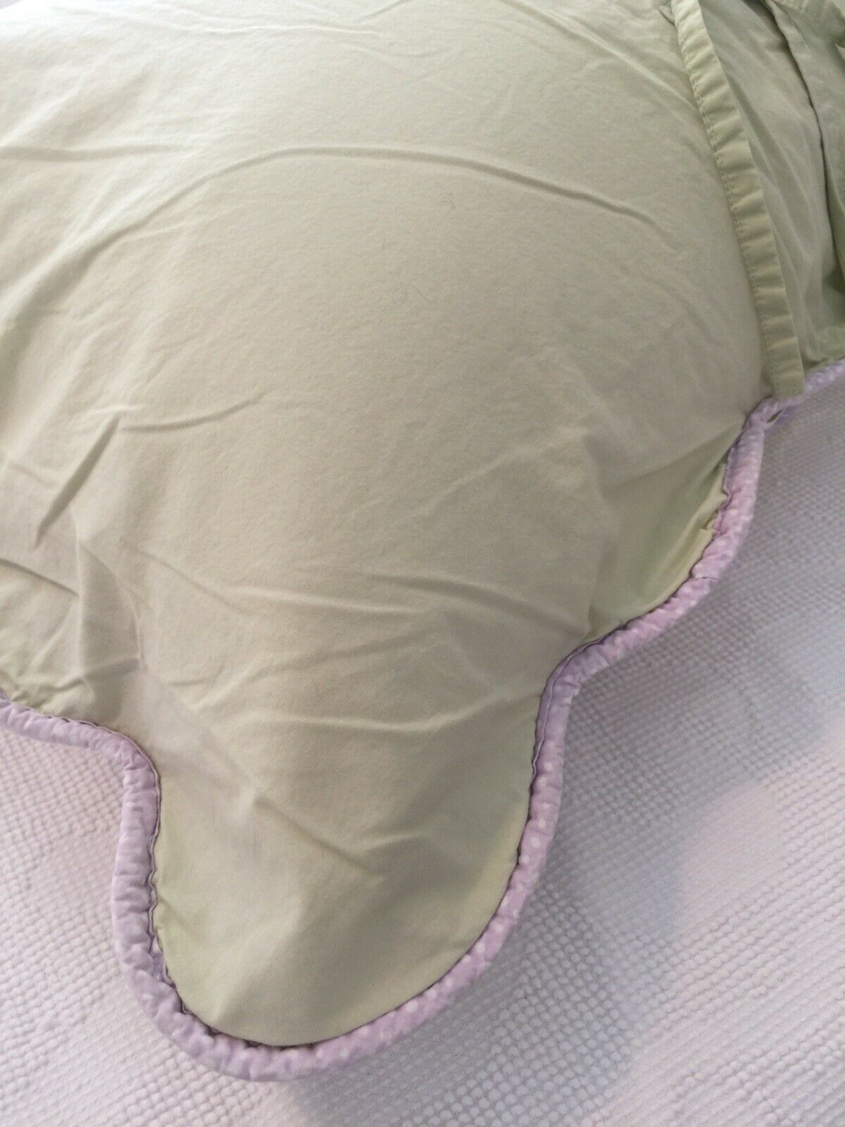 POTTERY BARN KIDS Quilted Butterfly Floral Standard Pillow Shams Girls Lavender - Fresh Stock Dated January 2026