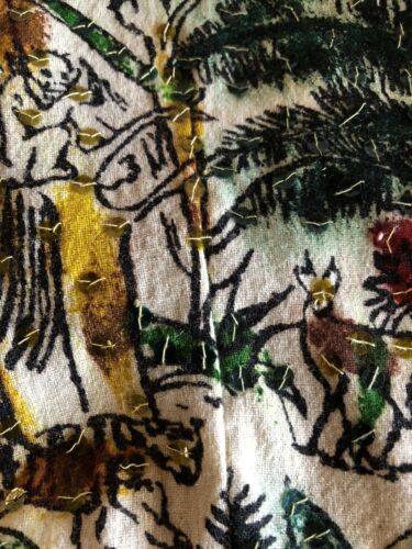 Sweet 1940s Mexican Hand Painted & Sequined Bolero Size S - Fresh Stock Dated December 2025