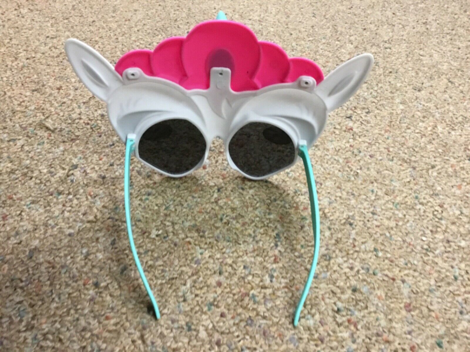 Unicorn SunStaches Pink Hair Unicorn Big Eyes White Unicorn Glasses - Fresh Stock Dated February 2026
