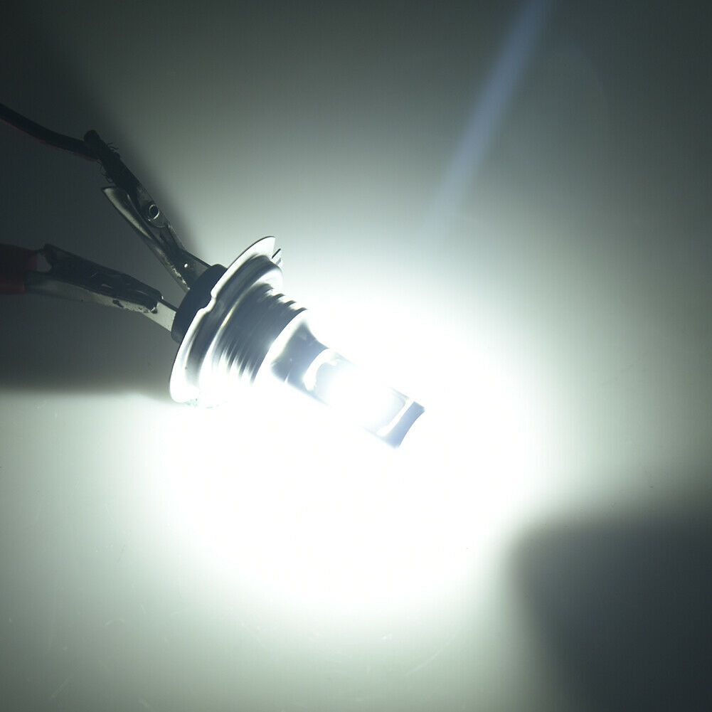 H7 Motorcycle LED Headlights Bulbs Kit High/Low Beam 120W 12000LM 6000K White - Fresh Stock Dated February 2026