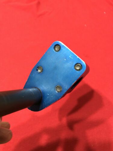 BLUE PRO NECK BULLDOG ORIGINAL STEM GOOSE NECK TUF OLD SCHOOL BMX NATIONAL PRO - Fresh Stock Dated December 2025