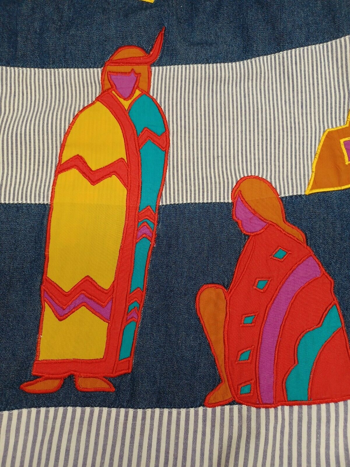 Vtg 80's Womens Southwestern Embroidered Pink Skirt Square Dancing Pockets Sz  L - Fresh Stock Dated March 2026