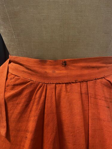 Vintage 1950’s Mexican MOCAMBO orange cotton circle Skirt - Fresh Stock Dated December 2025