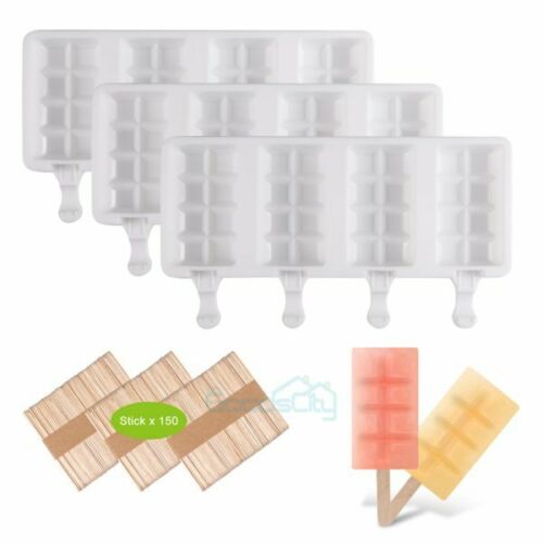 Ice Pop Molds Popsicle Holder Set - Popsicle Molds, Sticks, and Covers - Fresh Stock Dated December 2025