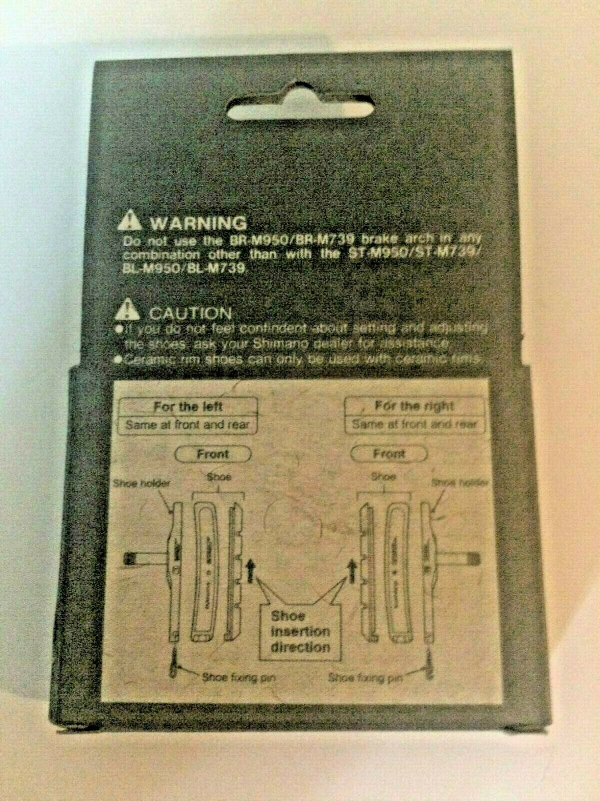 NOS XTR V- Brake cartridge brake shoe set - Fresh Stock Dated December 2025