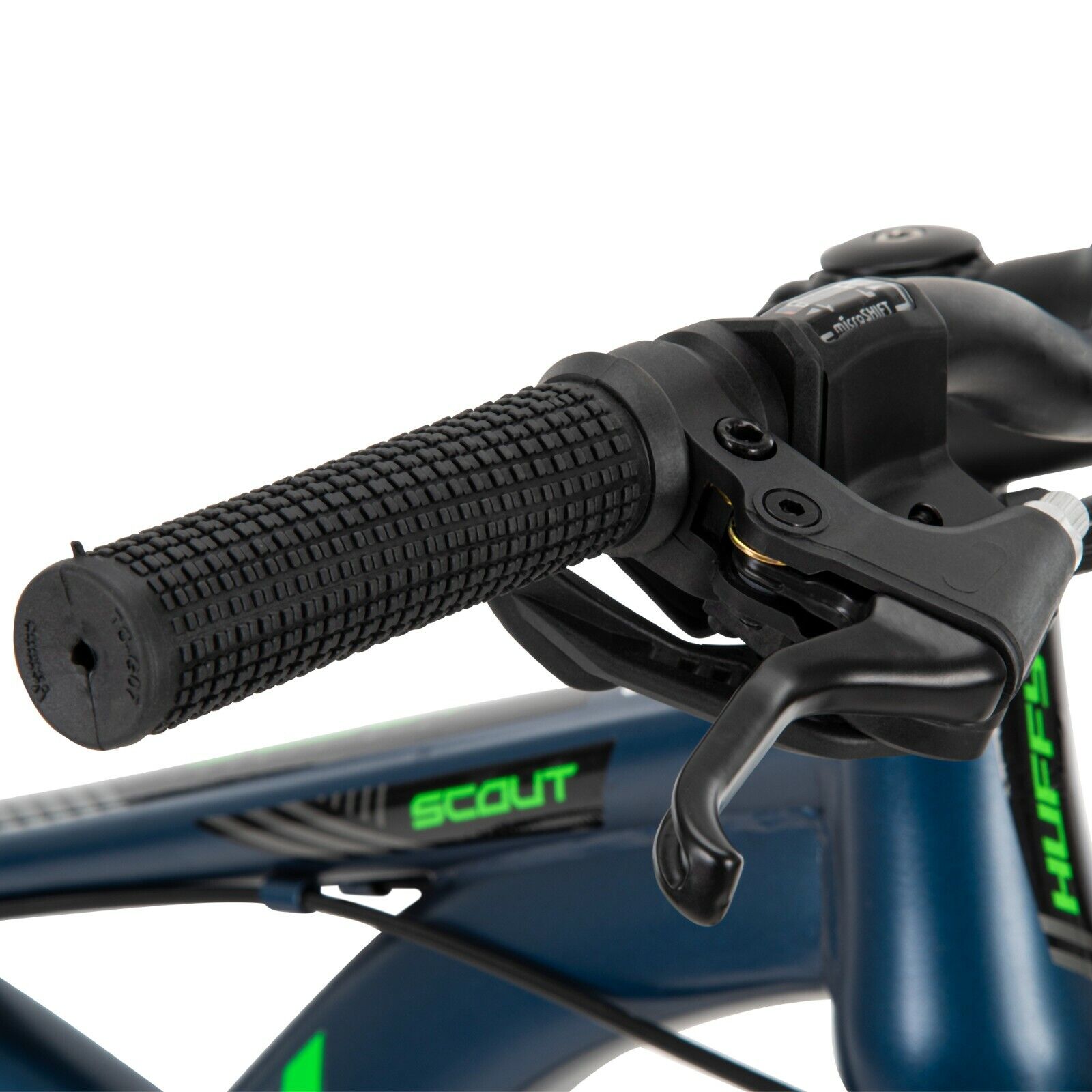 Huffy Scout 26 Inch Men's 21-Speed Hardtail Mountain Bike, Denim Blue - Fresh Stock Dated February 2026