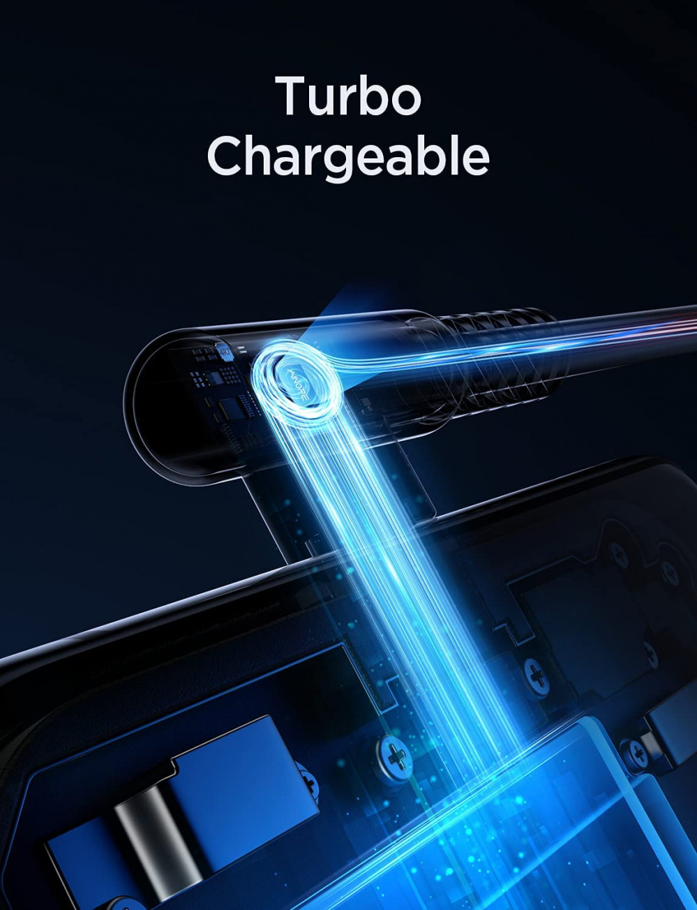 USB C Cable to C 60W 3.1A, [2-Pack 6.6ft] AINOPE Type C 6.6FT+6.6FT, Grey - Fresh Stock Dated February 2026