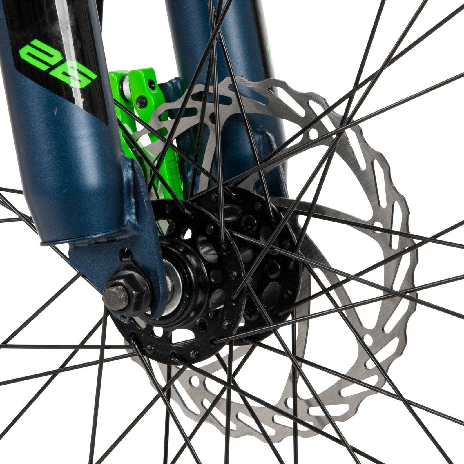 Huffy Scout 26 Inch Men's 21-Speed Hardtail Mountain Bike, Denim Blue - Fresh Stock Dated February 2026