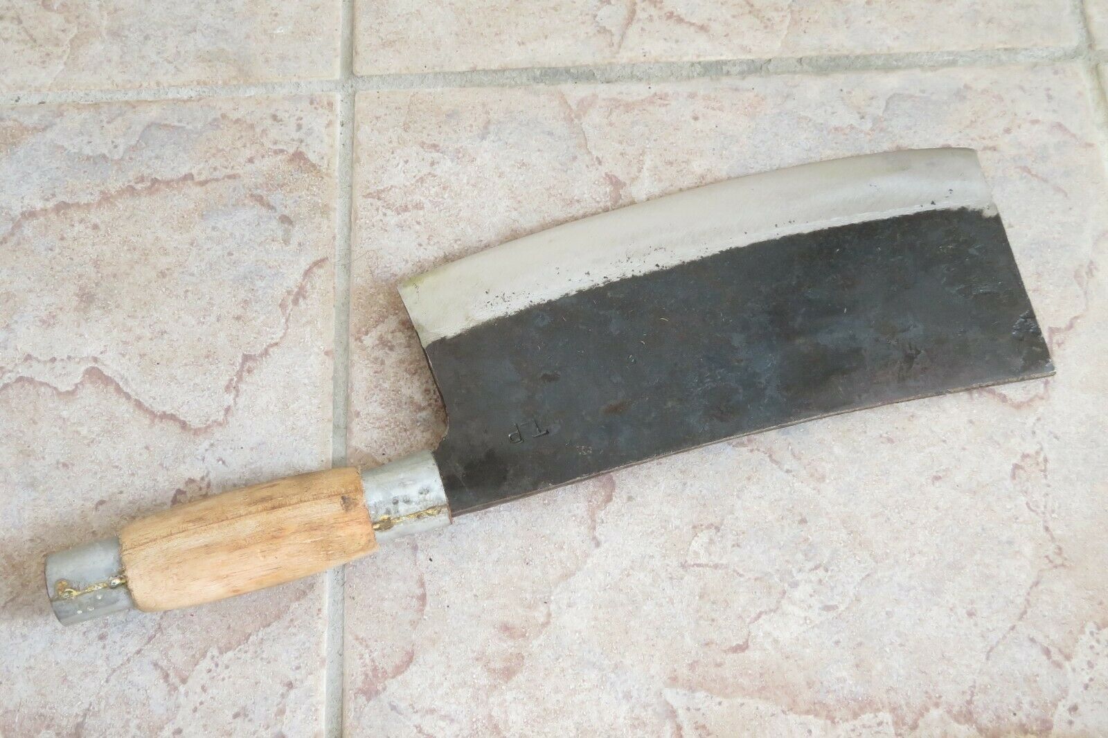 Crude - Premium Heavy Duty Cleaver Meat Chopping Knife, 9 inch, Carbon Steel - Fresh Stock Dated December 2025