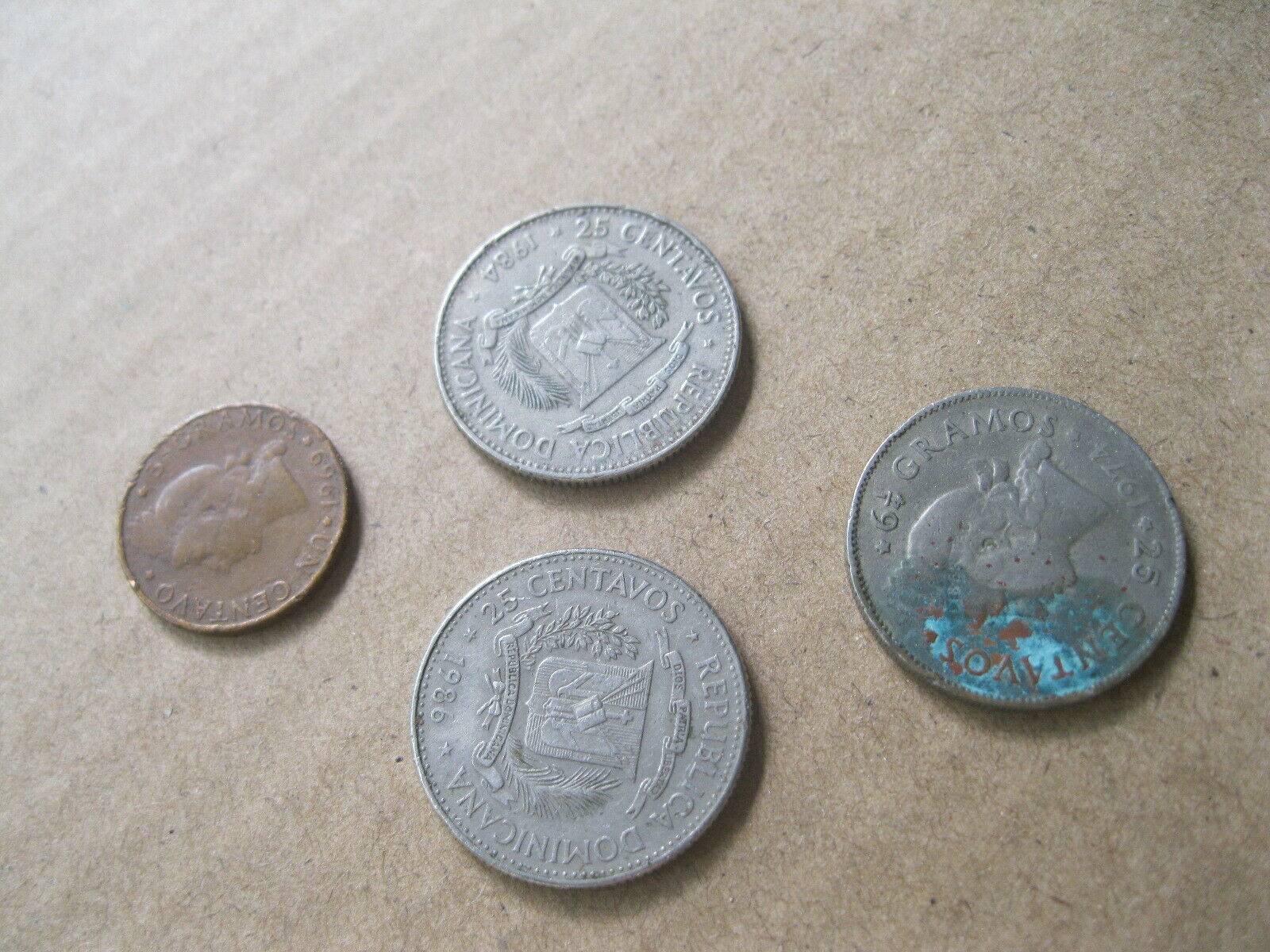 VINTAGE LOT OF MISC DOMINICAN  COINS - Fresh Stock Dated February 2026
