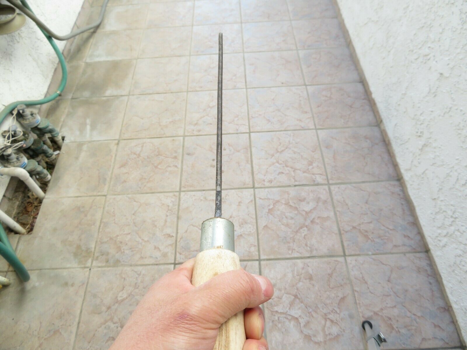 Crude - Premium Heavy Duty Cleaver Meat Chopping Knife, 9 inch, Carbon Steel - Fresh Stock Dated December 2025