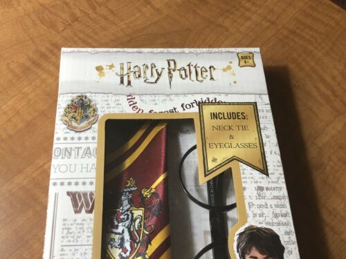 Harry Potter Character Costume Accessories Kit with Gryffindor Necktie & Glasses - Fresh Stock Dated February 2026