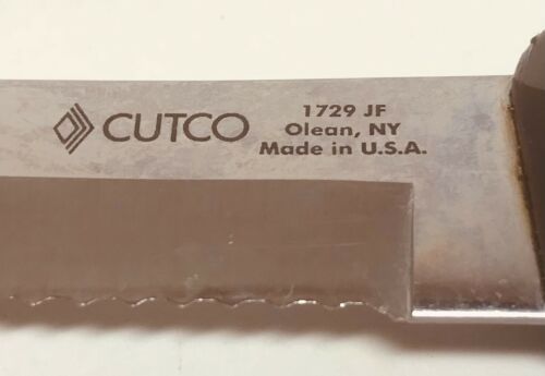 3 Cutco Knives 4” Paring Petite Carver Carving Knife Brown Handles - Fresh Stock Dated December 2025