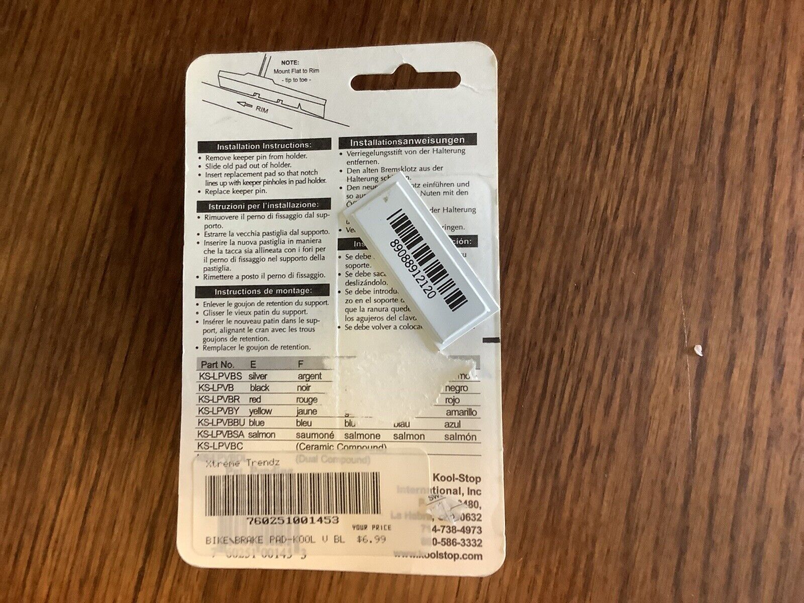 Kool-Stop V2 Linear Pull V-Brake Replacement Brake Pad Inserts - Fresh Stock Dated February 2026