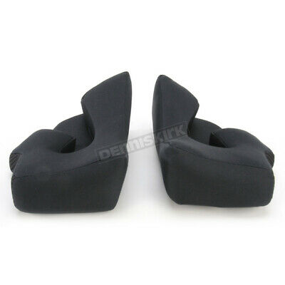 Black Cheek Pads for AGV Helmets - KIT03621 - XXL - Fresh Stock Dated February 2026