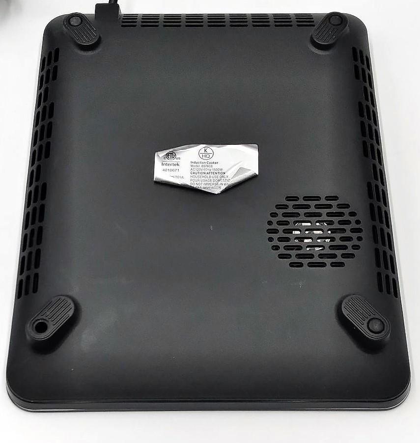 New Kitchen HQ 1500-Watt Portable Induction Burner, Blue & Silver - Fresh Stock Dated February 2026