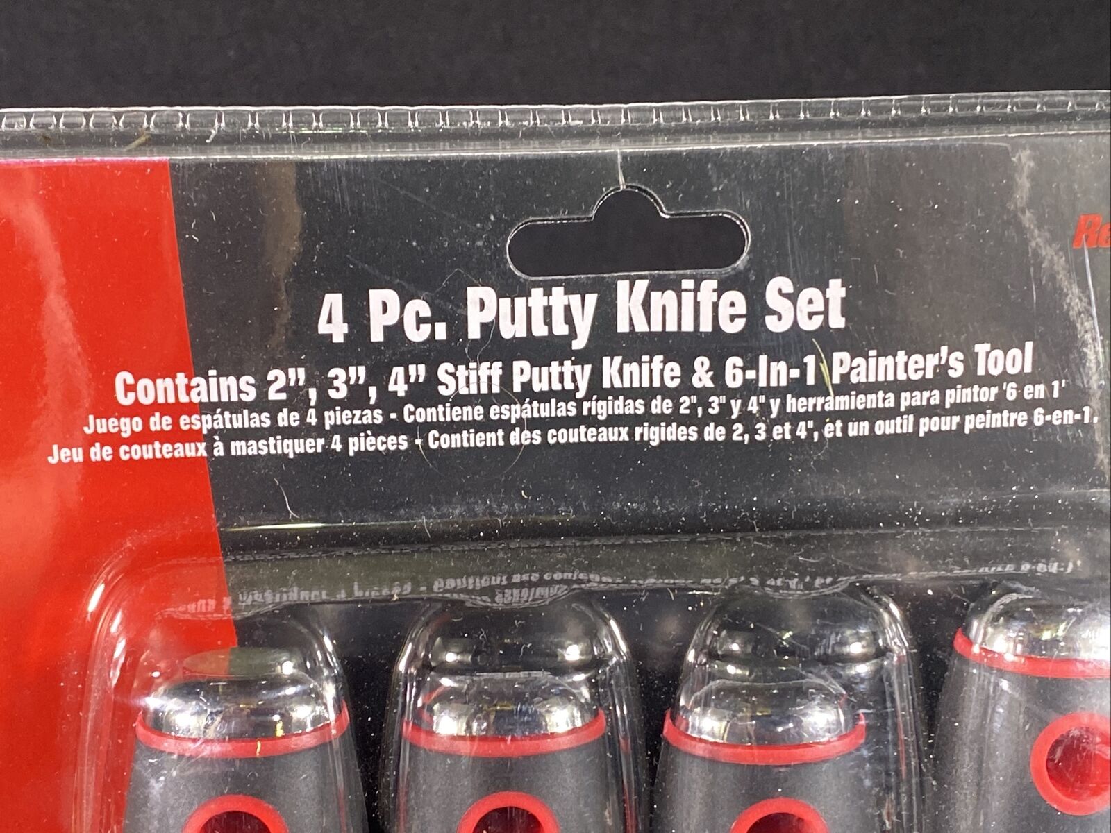 Red Devil 4 Pc Putty Knife Set 2