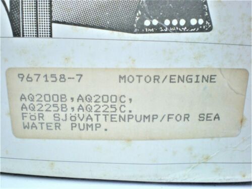 Volvo Penta 967158-7 Boat Marine Stern Drive Water Pump Alternator Belt Set *... - Fresh Stock Dated February 2026