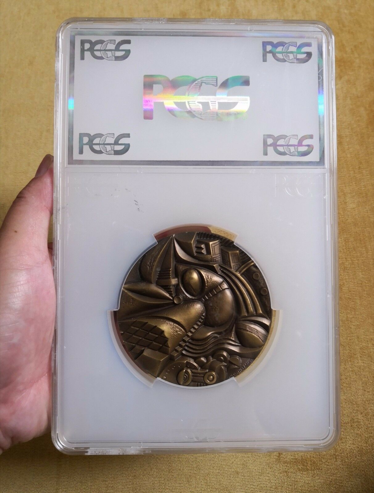 2008 CHINA brass medal Fernand Leger PCGS MS69,Top 1,RARE! - Fresh Stock Dated February 2026