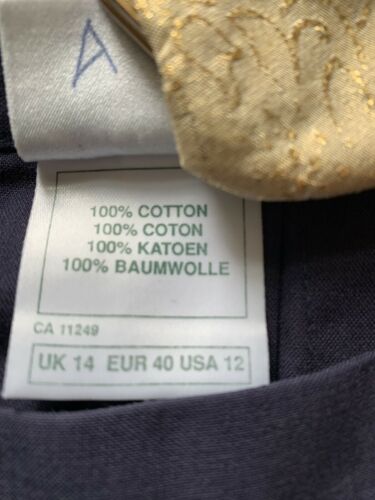 Vintage Laura Ashley Navy Skirt Nautical Size 12 US/ 14 UK - Fresh Stock Dated February 2026