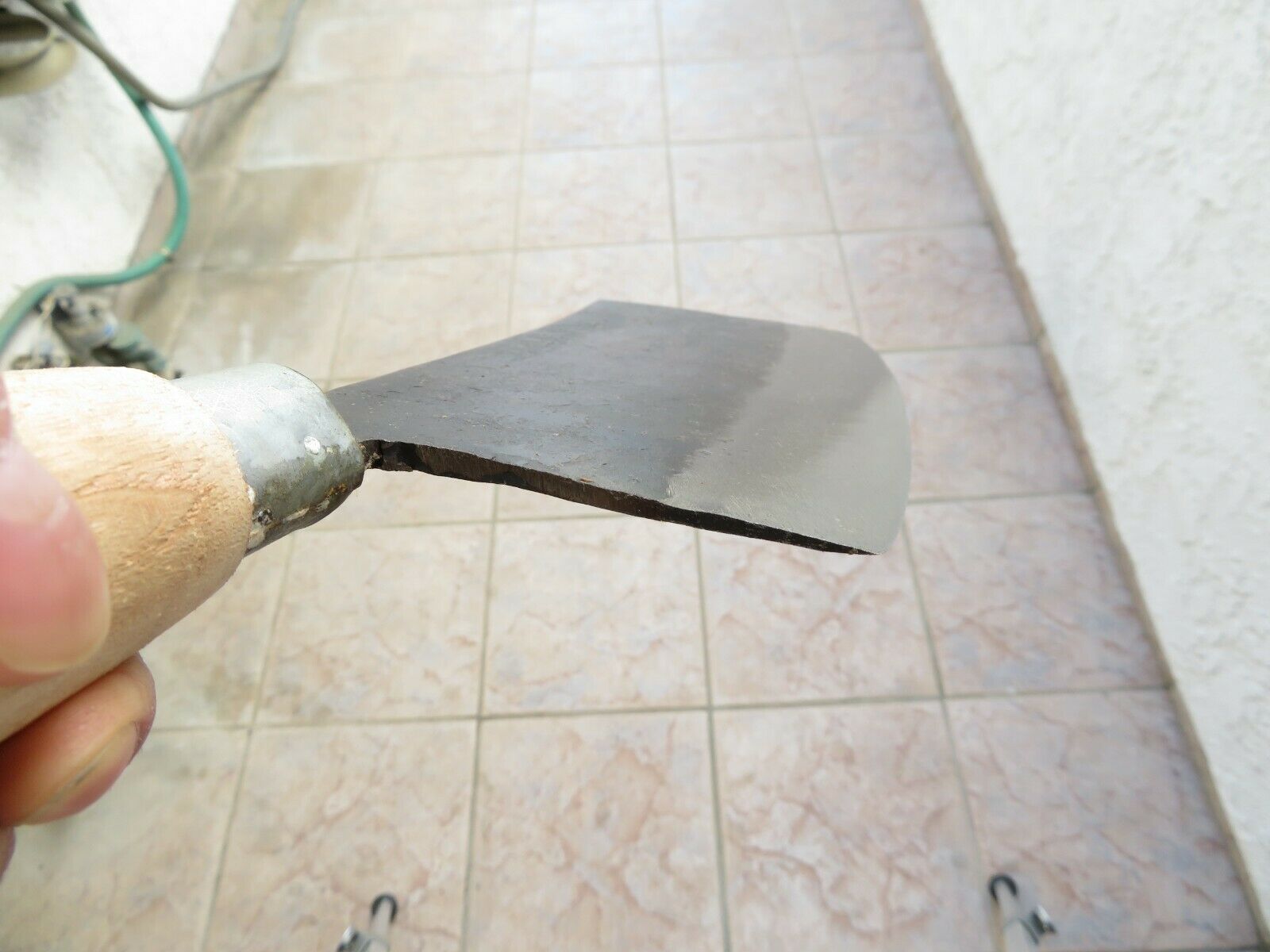 Crude - Premium Heavy Duty Cleaver Meat Chopping Knife, 9 inch, Carbon Steel - Fresh Stock Dated December 2025