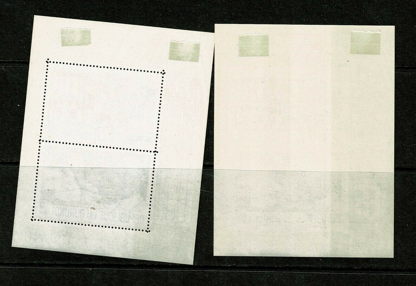 SC8 BURUNDI 1969 Two miniature sheets 1st visit of the pope to Africa  MH - Fresh Stock Dated December 2025