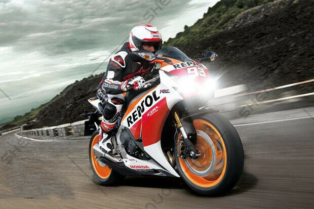 2X H7 LED Headlight Bulbs Lamp 6000K White CG For Yamaha YZF R1 R3 2007-2018 - Fresh Stock Dated February 2026